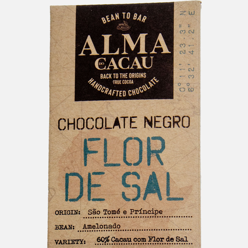 60% Dark Chocolate with Flower Salt 100g