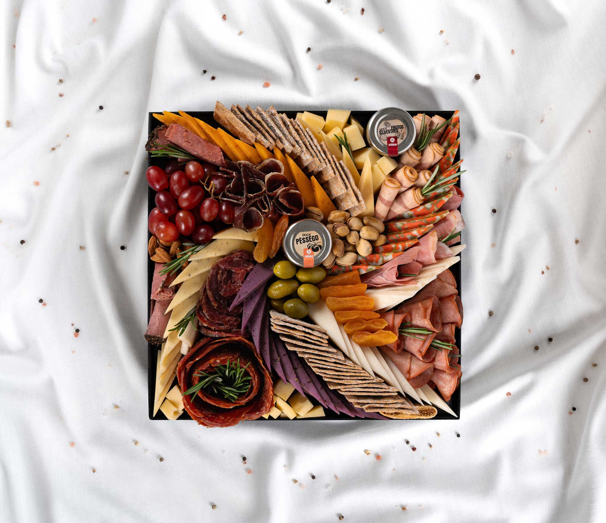 Dutch Cheese & Charcuterie Board - AED 350.00 - The Cheeseroom The Butler's Collection - This image is providing visuals of our Dutch Cheese board curated with care and containing artisanal cheeses around the word.