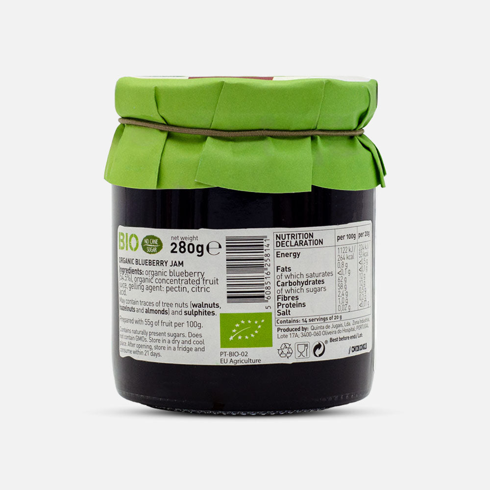 Organic Blueberry Jam 280g