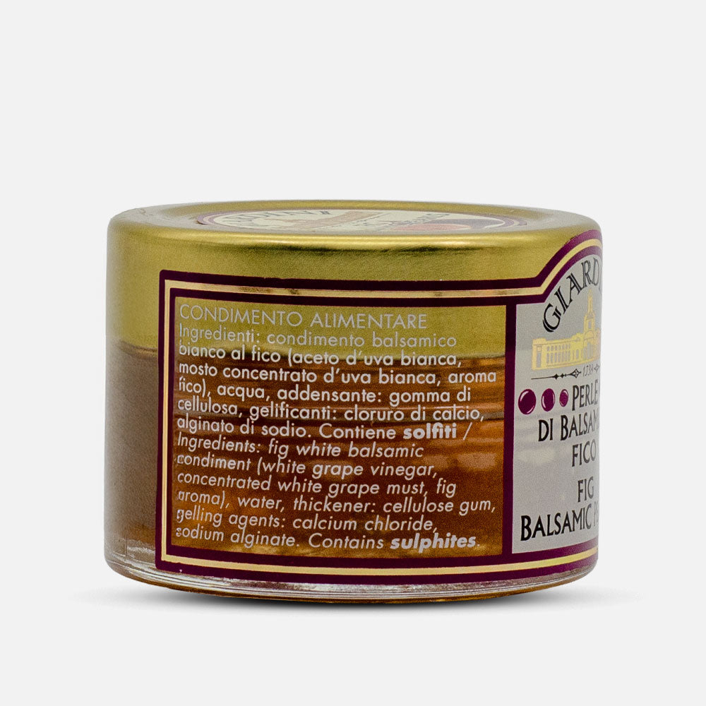 White Balsamic Vinegar Pearls with Fig 50g