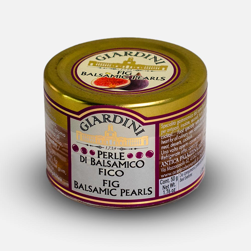 White Balsamic Vinegar Pearls with Fig 50g - AED 94.00 - The Cheeseroom Balsamics & Vinegars