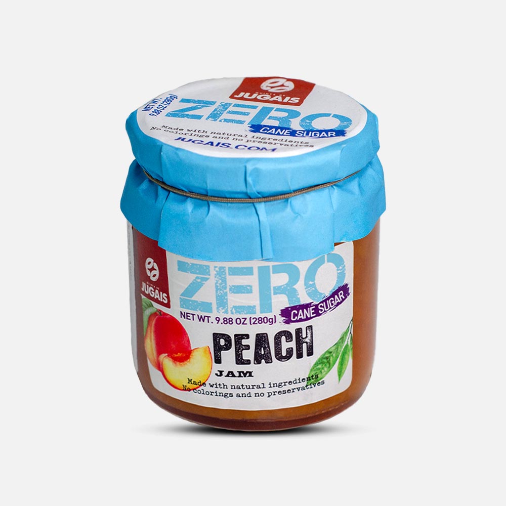 Zero Peach Jam 280g - The Cheeseroom Jams