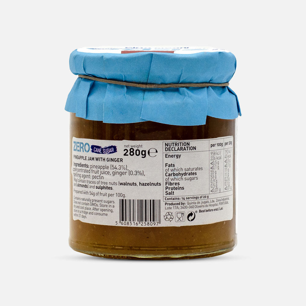 Zero Pineapple & Ginger Jam 280g