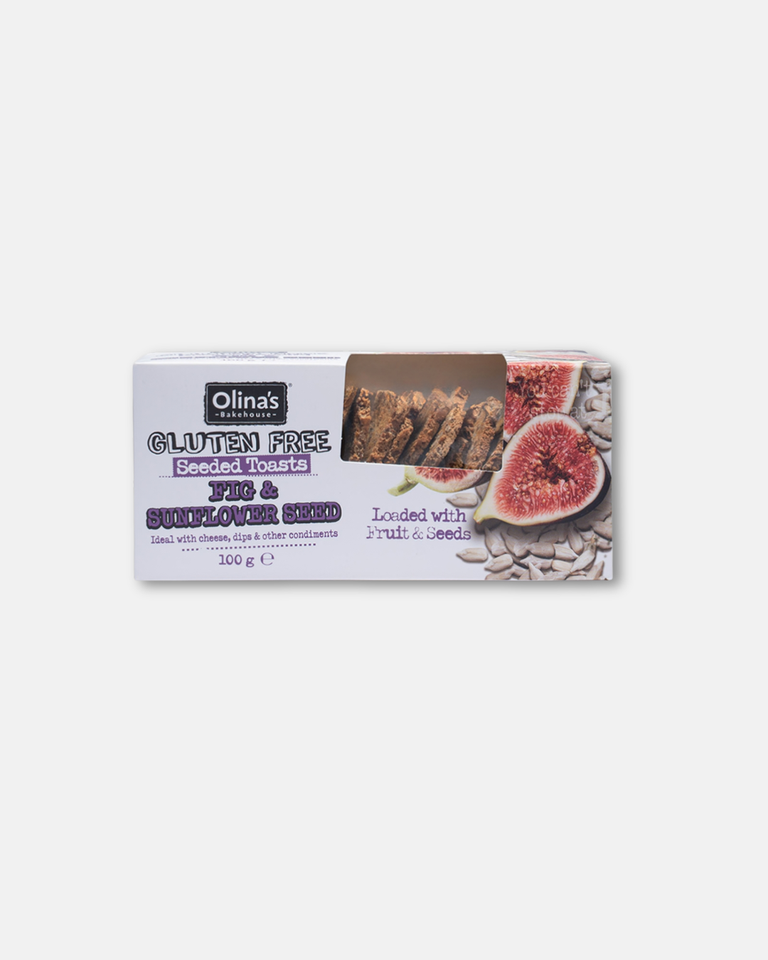 Gluten Free Fig and Sunflower Seeded Toasts 100g