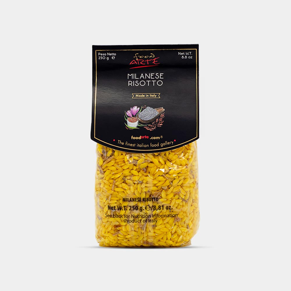 Milanese Risotto 250g - AED 69.00 - The Cheeseroom Packed Items. Buy Gourmet Risottos and Polenta Online in Dubai.
