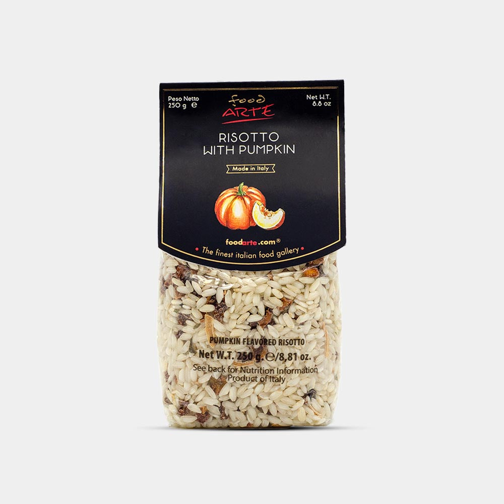 Pumpkin Risotto 250g - AED 69.00 - The Cheeseroom Packed Items. Buy Gourmet Risottos and Polenta Online in Dubai.