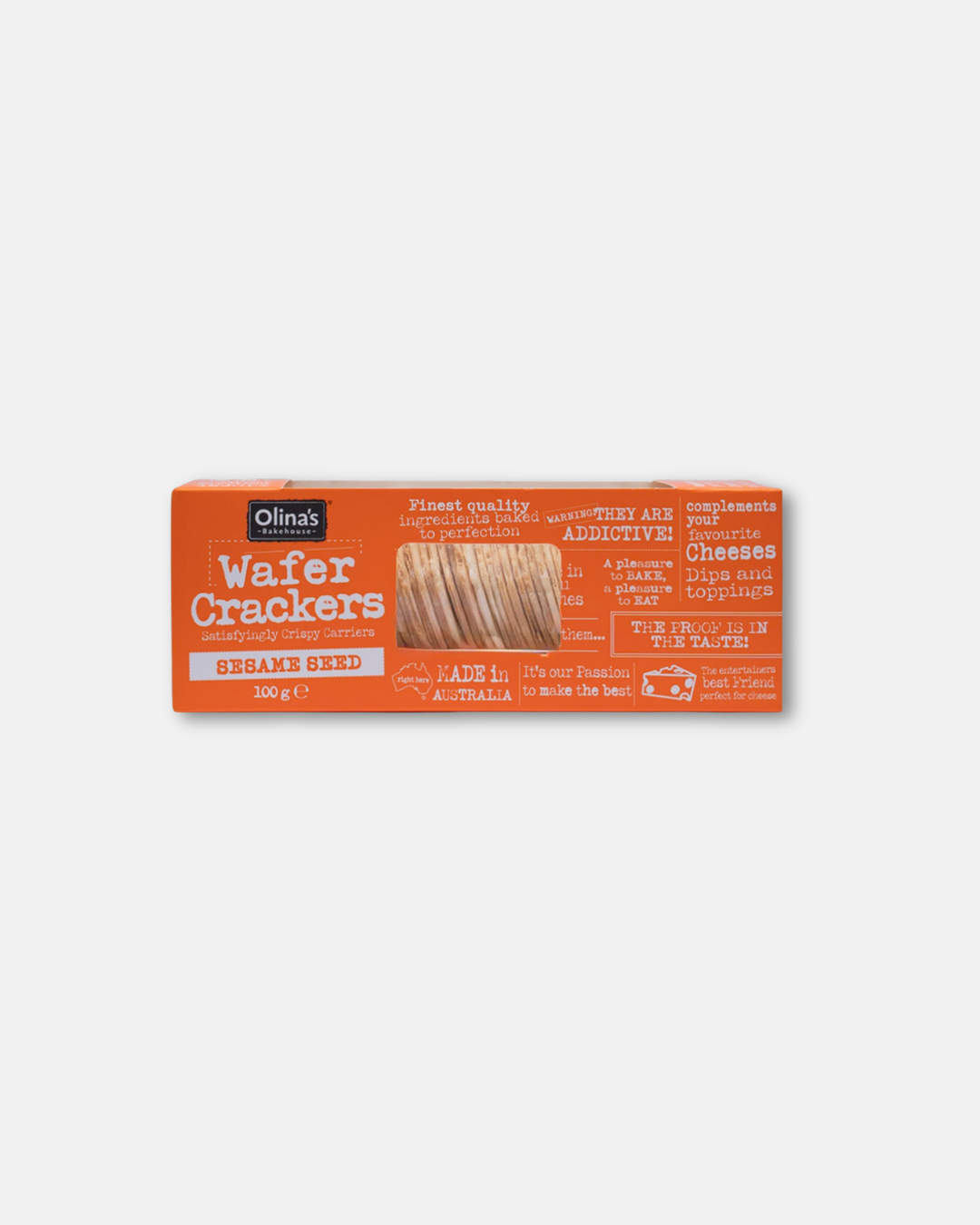 Sesame Seed Wafer Crackers 100g