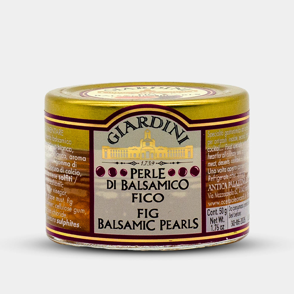 White Balsamic Vinegar Pearls with Fig 50g - AED 94.00 - The Cheeseroom Balsamics & Vinegars